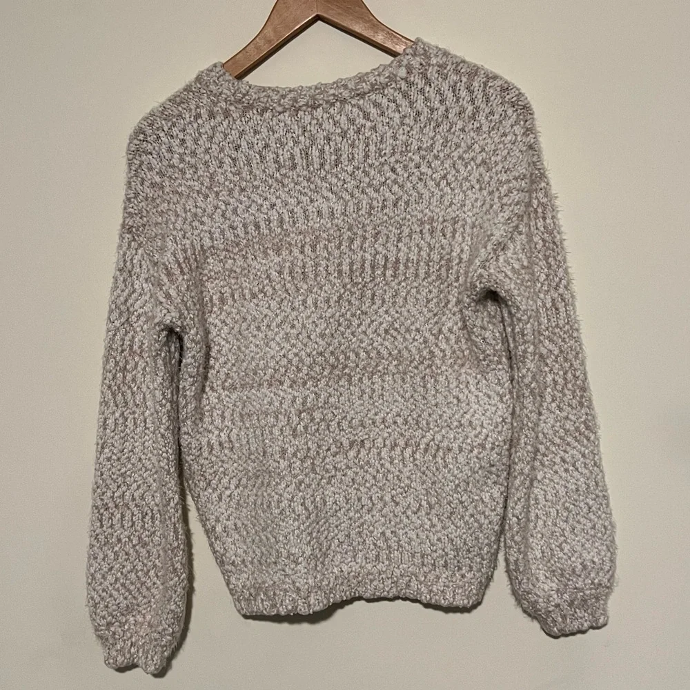 Yet Again Cream Colored Thick Sweater - Picture 3 of 4